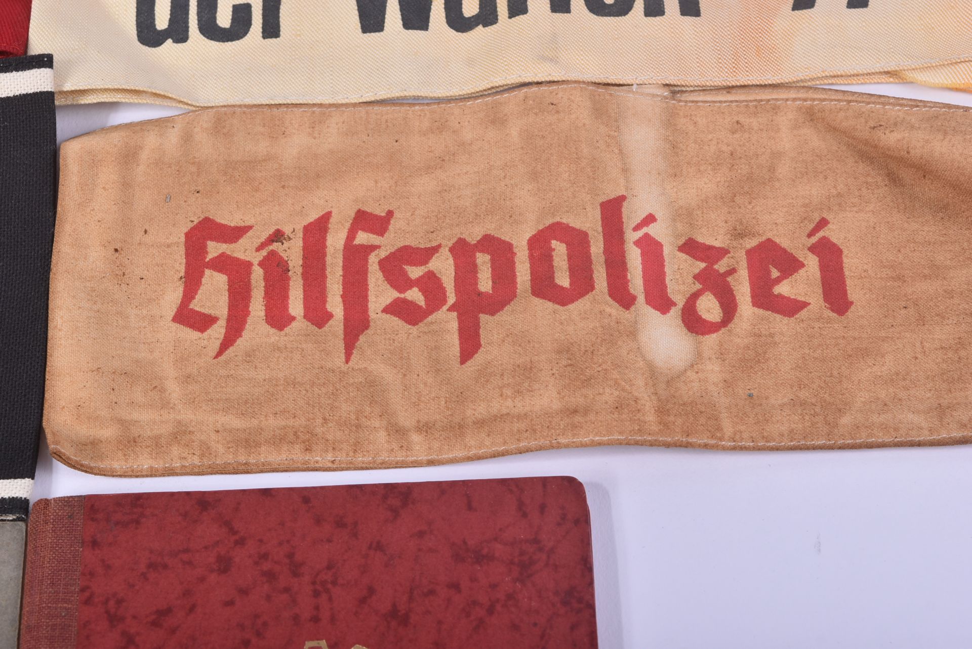 COLLECTION OF ASSORTED WWII GERMAN THIRD REICH ARM BANDS - Bild 7 aus 14