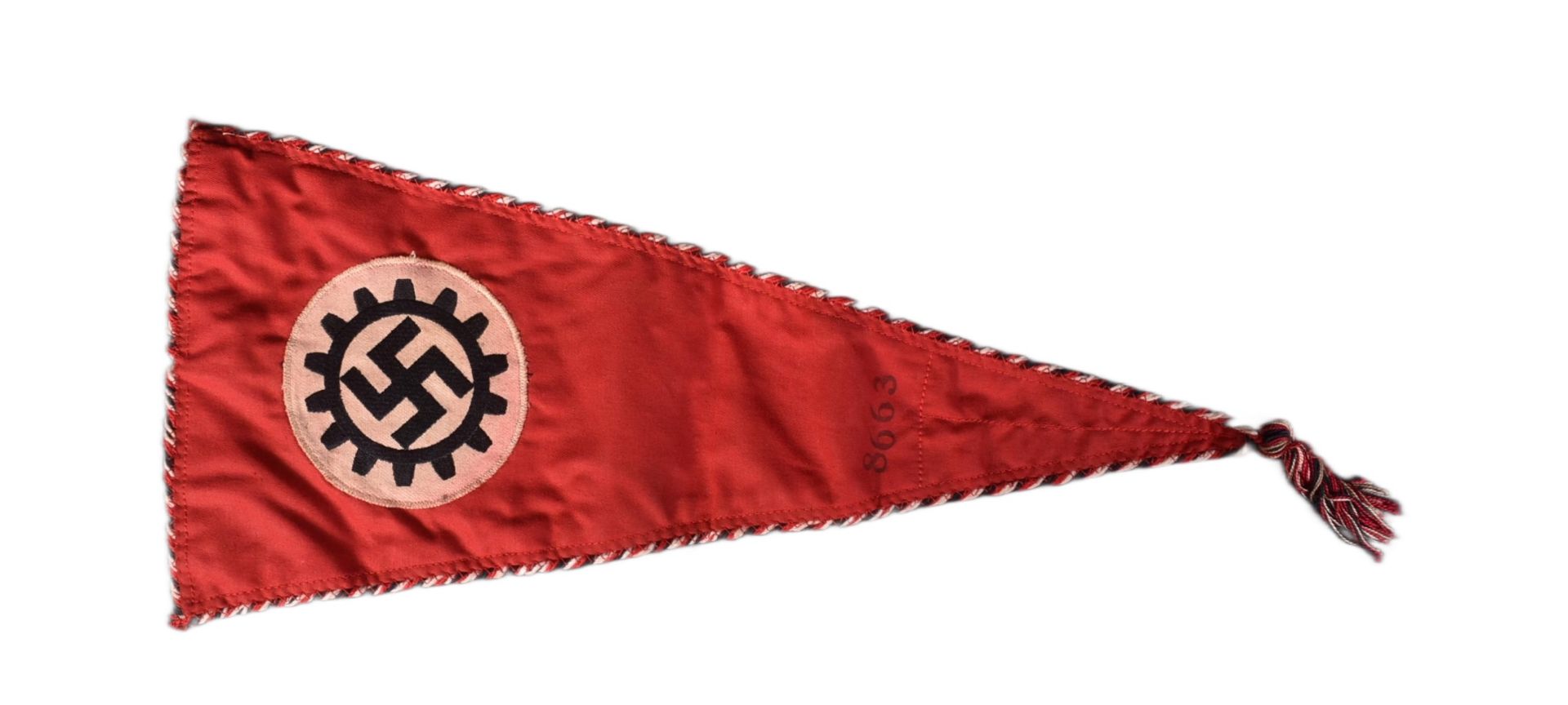 WWII SECOND WORLD WAR - THIRD REICH TENO CAR PENNANT FLAG - Image 2 of 10