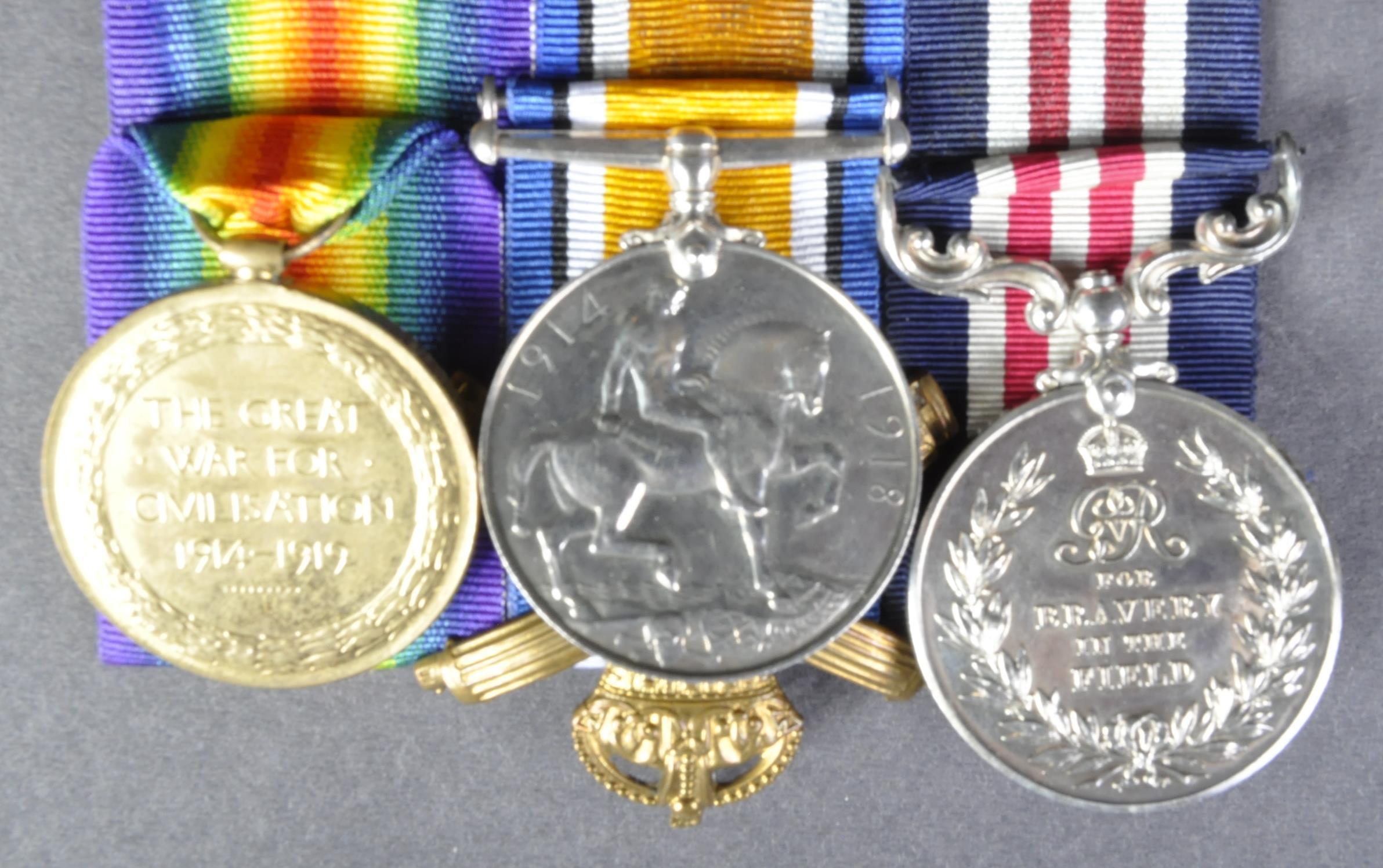 WWI FIRST WORLD WAR BRITISH MEDAL GROUP - MACHINE GUN CORPS - Image 5 of 14