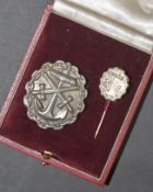WWI FIRST WORLD WAR IMPERIAL GERMAN NAVY WOUND BADGE & LAPEL PIN