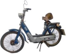 MOTORCYCLE - 1978 VESPA CIAO 49CC MOPED IN BLUE