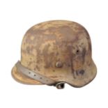 WWII SECOND WORLD WAR GERMAN M40 AFRIKA KORPS HELMET