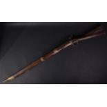 19TH CENTURY THREE-BAND 'TOWER' PERCUSSION CAP RIFLE
