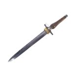 18TH CENTURY PLUG BAYONET WITH SERRATED EDGE BLADE