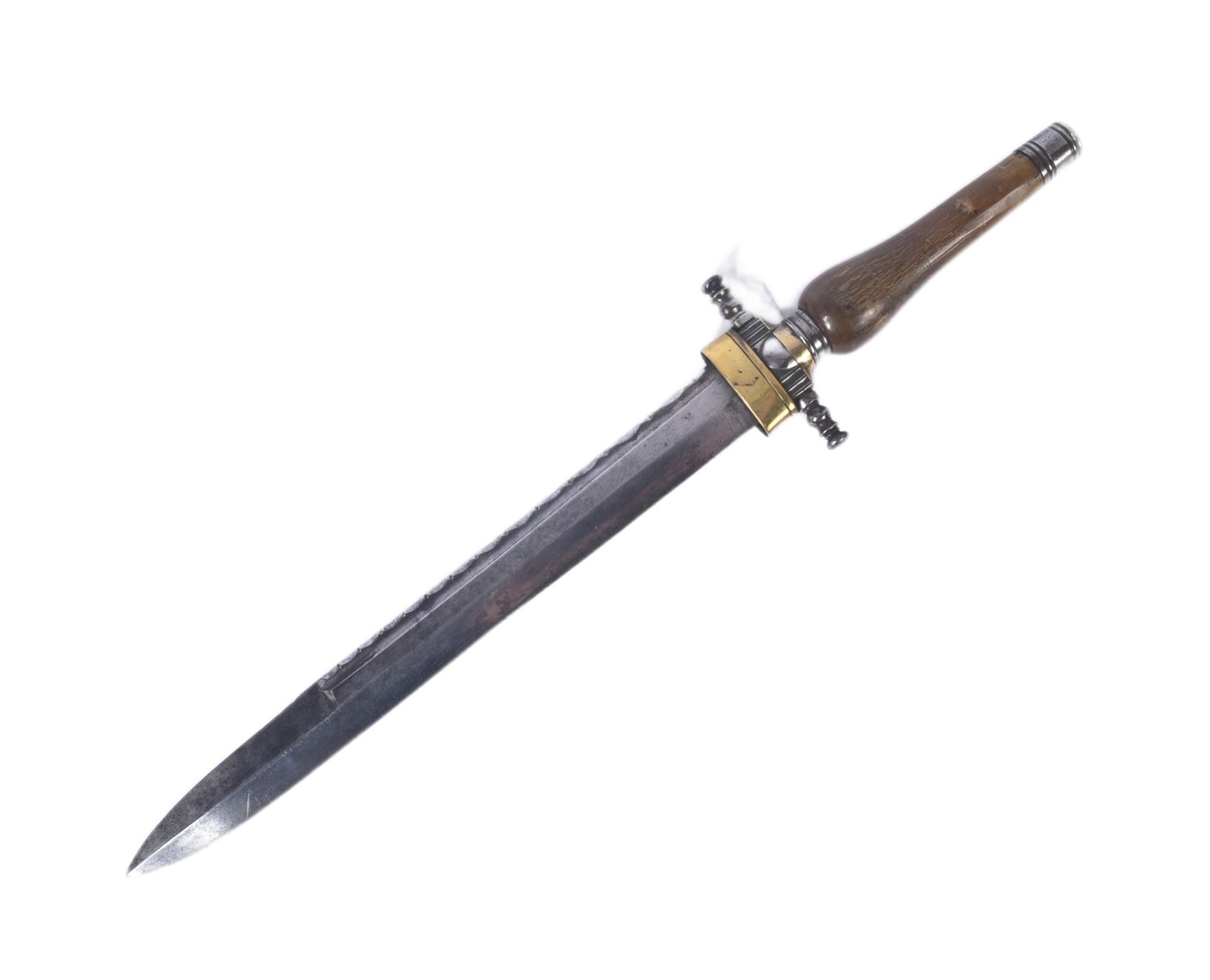 18TH CENTURY PLUG BAYONET WITH SERRATED EDGE BLADE