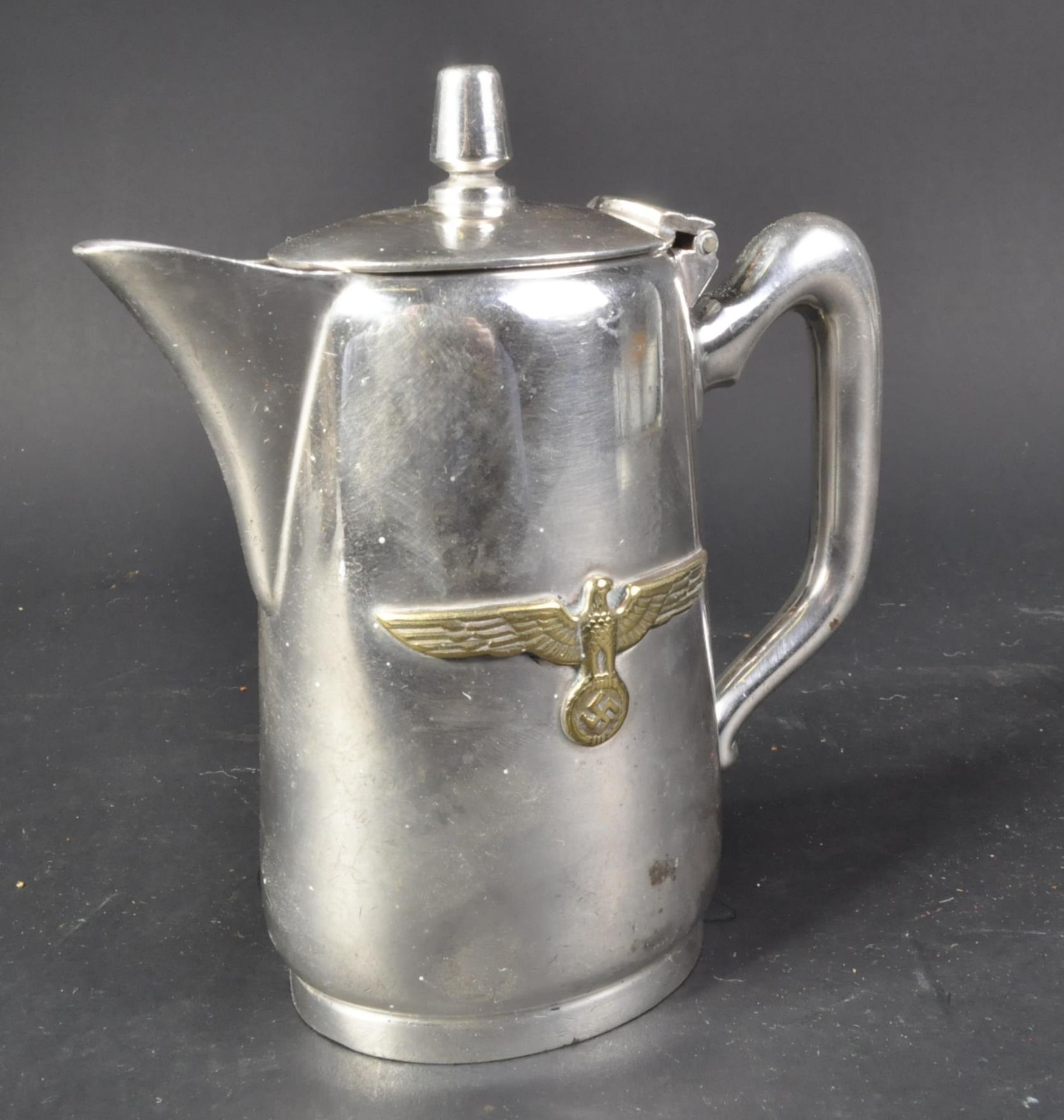 WWII SECOND WORLD WAR GERMAN KRIEGSMARINE OFFICERS MESS COFFEE POT - Image 7 of 8