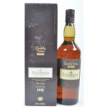 TALISKER 1998 SINGLE MALT SCOTCH WHISKY