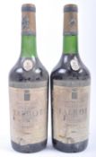 TWO BOTTLES OF CHATEAU TALBOT 1964 MEDOC