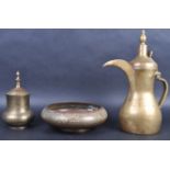 COLLECTION OF INDIAN & ISLAMIC BRASSWARE
