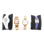 COLLECTION OF CASED WRIST WATCHES