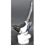 RUSSIAN PORCELAIN MADE IN USSR FIGURINE OF MAGPIE BIRD