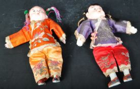 PAIR OF 1930S EARLY 20TH CENTURY CHINESE DOLLS