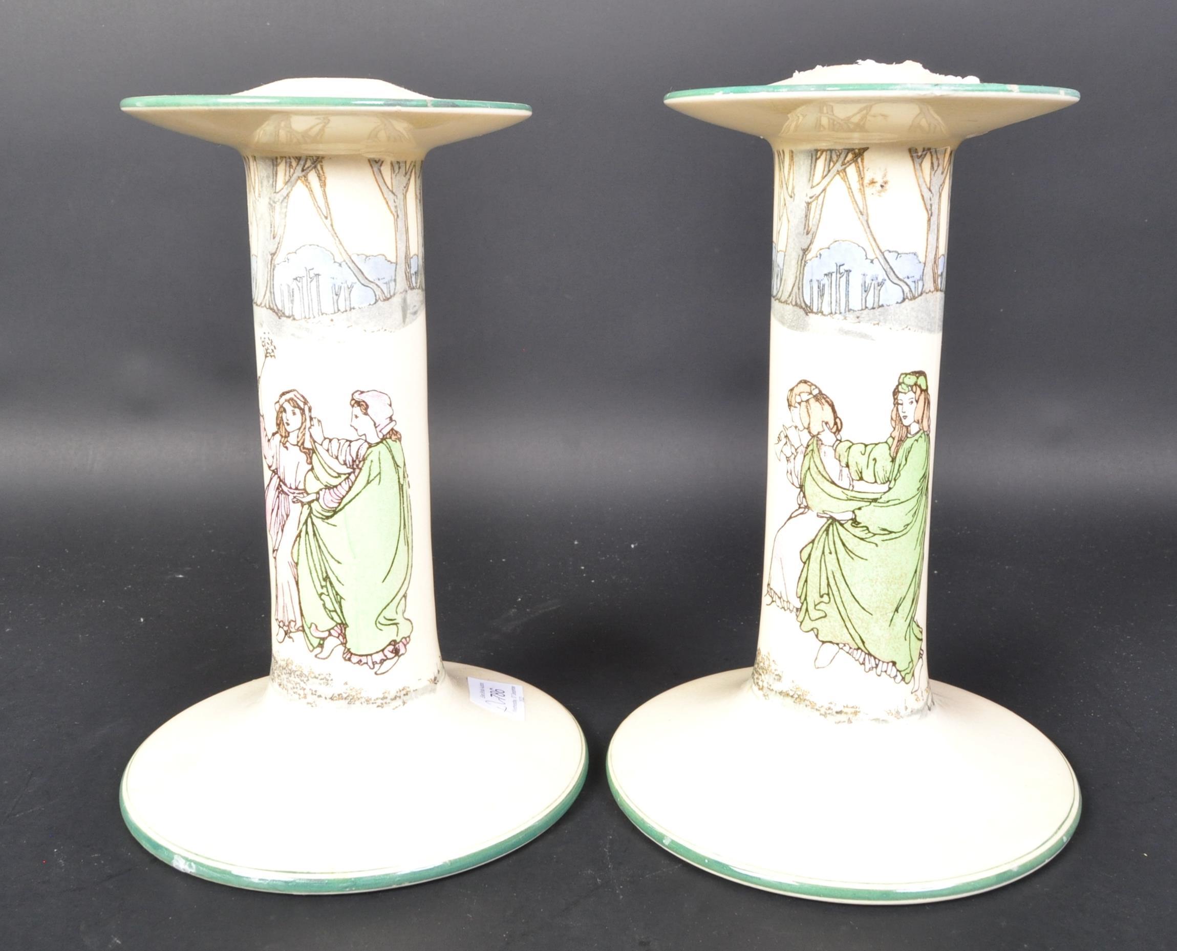 ROYAL DOULTON SERIES WARE CANDLE STICK HOLDERS