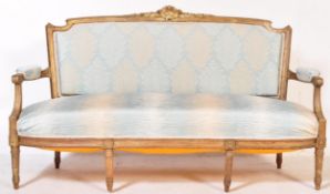 19TH CENTURY FRENCH LOUIS 16TH CANAPE SOFA SETTEE