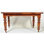 VICTORIAN 19TH CENTURY VICTORIAN FARMHOUSE DINING TABLE