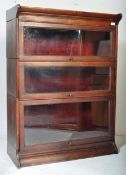 MANNER OF GLOBE WERNICKE STACKING LAWYERS BOOKCASE