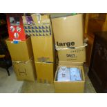 A large quantity of brand-new shirts, boxed and unopened packaging, 200+, all 15½'' collar and other