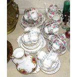 A collection of Royal Doulton "Larchmont" tea and dinner ware, approximately sixty pieces, twenty-