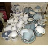 Thirty-eight pieces of Susie Cooper 'Glen Mist' tea and coffee ware, twenty-four pieces of Royal