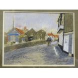 Derek Inwood (1925-2012), 'Westcliffe - Sheringham', a signed oil and pastel, 21 x 28cm, titled