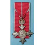 WITHDRAWN A Military MBE award, (no case).