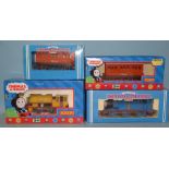 Hornby OO gauge, R351 Thomas The Tank Engine, R110 Annie, R112 Clarabelle and R9048 Ben, 0-4-0