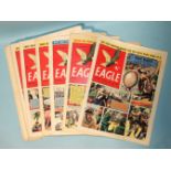 Eagle Comics, vol.7, year 1956, complete year 1-52, all complete.