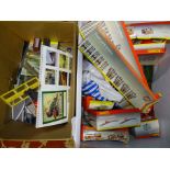 A quantity of Hornby buildings, lineside accessories, some with boxes, modelling materials, etc.