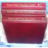 A collection of mainly Great British FDC's, in three albums and loose, with issues to 2002, also