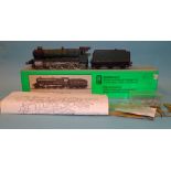 MEL Premier Kits OO gauge, unfinished GWR 4-6-0 County Class locomotive, (boxed, with instructions).