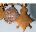 A WWI group of five medals awarded to 347577 Walter James Simon Kitt RN: 1914-15 Star, British War