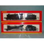 Hornby OO gauge, two boxed renamed BR 4-6-0 County Class locomotives: County of Devon RN 1005 and