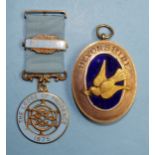 A Masonic silver-gilt and enamelled centenary jewel for The Lodge of Prudence, no. 1150, by Toye,