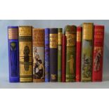 Ten children's volumes with decorative cloth bindings, to include Bessie Marchant, Helen of the