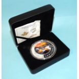 Royal Canadian Mint, 2021 5oz fifty-dollar fine silver coin 'The Solar System', cased in capsule,