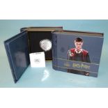 Monnaie de Paris, 'Wizarding World Harry Potter', a 2021 ten-euro silver proof coin, 22.2g and