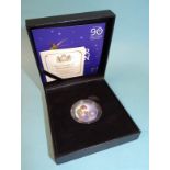A 2020 Peter Pan silver proof Isle of Man fifty-pence piece 'Do You Believe in Fairies', with