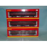 Hornby OO gauge, three boxed BR ex-LNER coaches: R4531, R4531A and R4570, (3).