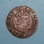A Henry VIII 1526-44 hammered silver groat, second coinage, London Mint, Lis mint mark.
