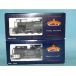 Bachmann OO gauge, BR 0-6-0, two pannier tank locomotives: 32-125A Class 45xx RN 4570 and 32-202A,