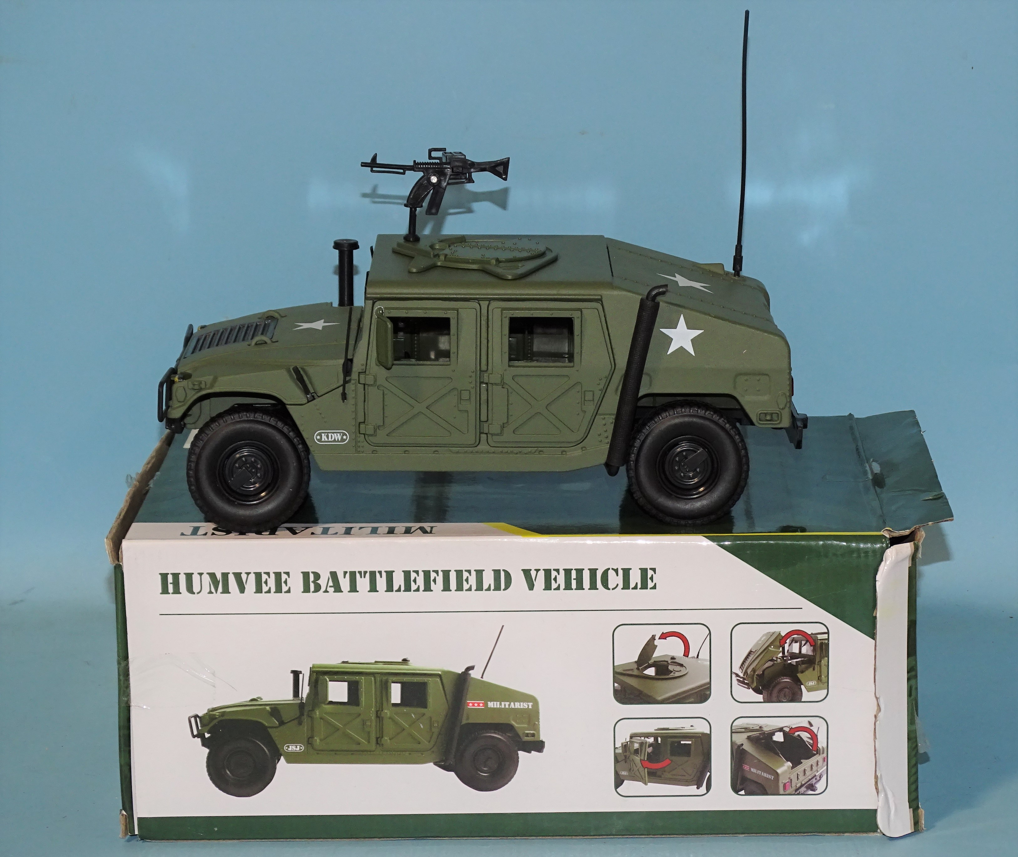 KDW Humvee Battlefield Vehicle, (boxed).