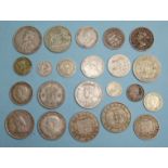 A collection of Great Britain and world coinage, including a small quantity of silver world coins
