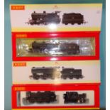 Hornby OO gauge, R2344 BR 0-6-0 Class Q1 locomotive RN 33009, (boxed) and R450 LMS 4-4-0 Fowler 2P