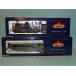 Bachmann OO gauge, 32-551 BR 4-6-2 Class A1 locomotive "Aberdonian" RN 60158 and 32-152 BR 2-6-0 N