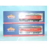 Bachmann OO gauge, two 39-420 BR Mk1 POS coaches, (boxed), (2).