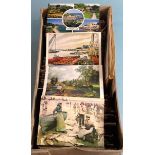 A large quantity of mainly late-20th century postcards, UK and foreign, (approximately 900).
