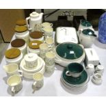 A Hornsea 'Fleur' coffee service and other items, approximately thirty pieces, Hornsea coral tea