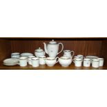 Thirty-three pieces of Wedgwood 'Cavendish'-decorated tea and coffee ware.