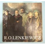 Book - 'R. O. Lenkiewicz', signed in pen by the artist, Pbl White Lane Press, 1997.