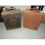A Shell petrol can by Valor, dated 2/1937 and another Shell Motor Spirit dated 4/1937 (2).